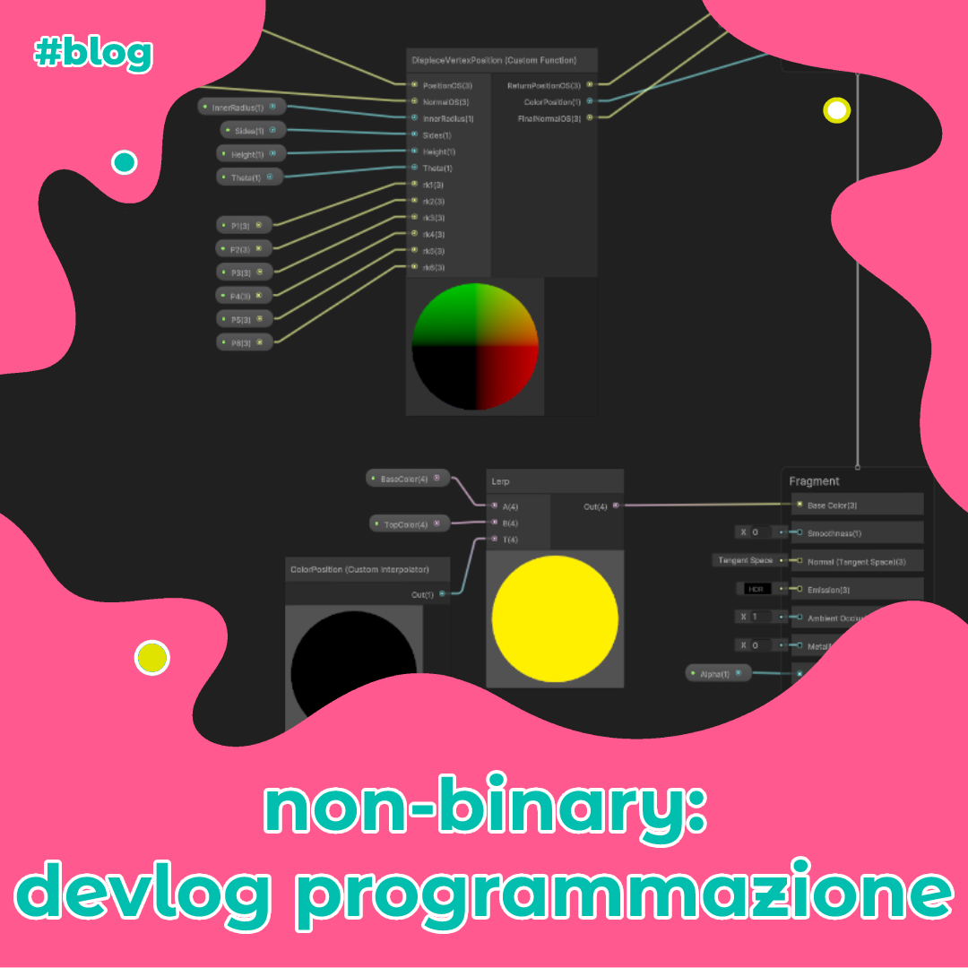 non-binary: devlog programmazione